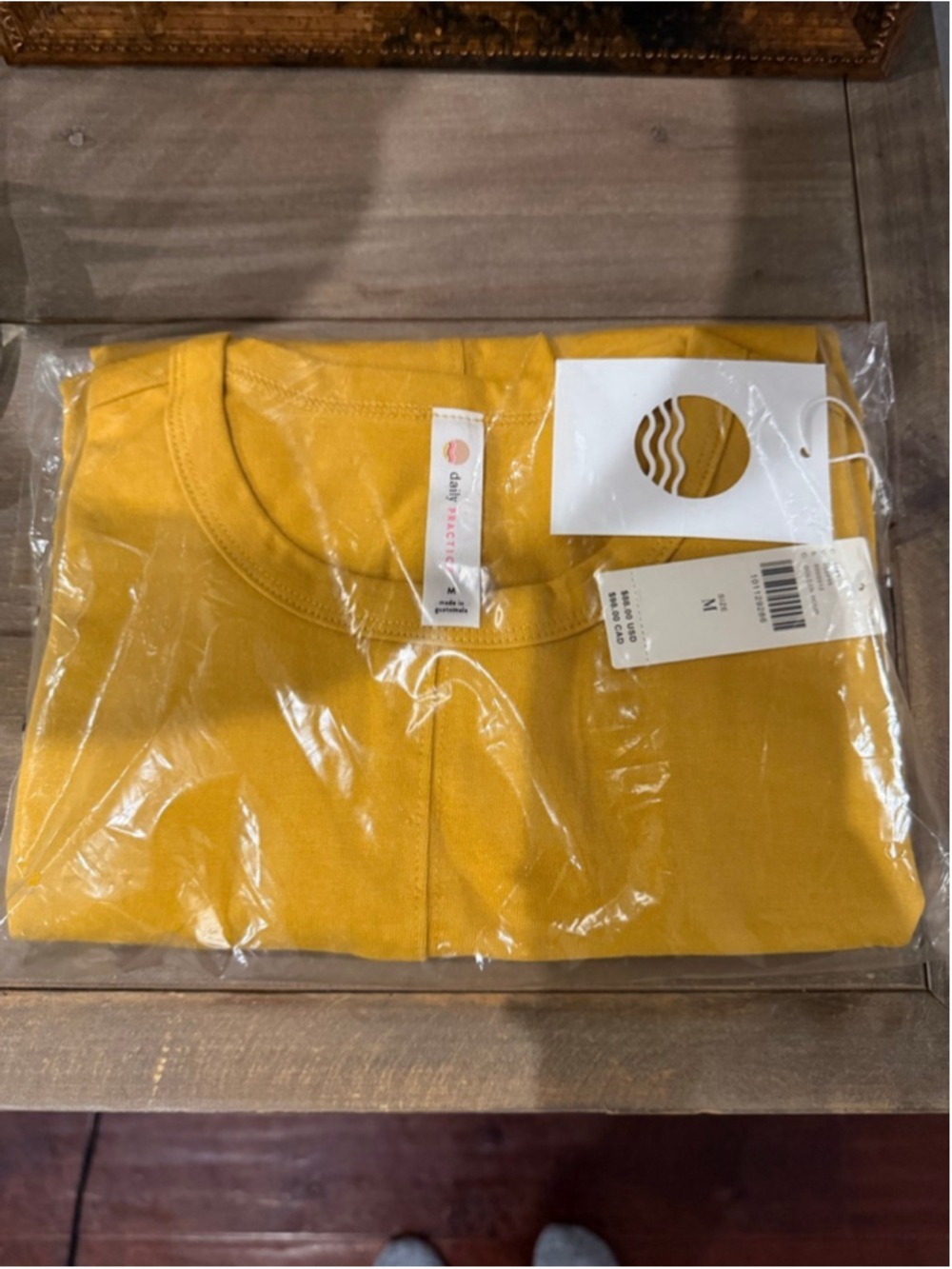 Women's Daily Practice by Anthropologie Yellow Mini Dress M - Picture 4 of 5